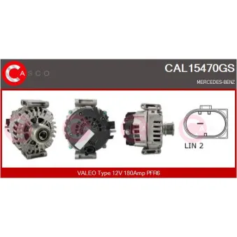 Alternateur CASCO CAL15470GS