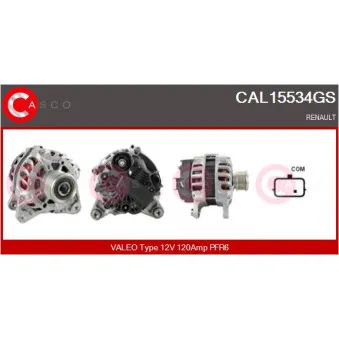 Alternateur CASCO CAL15534GS