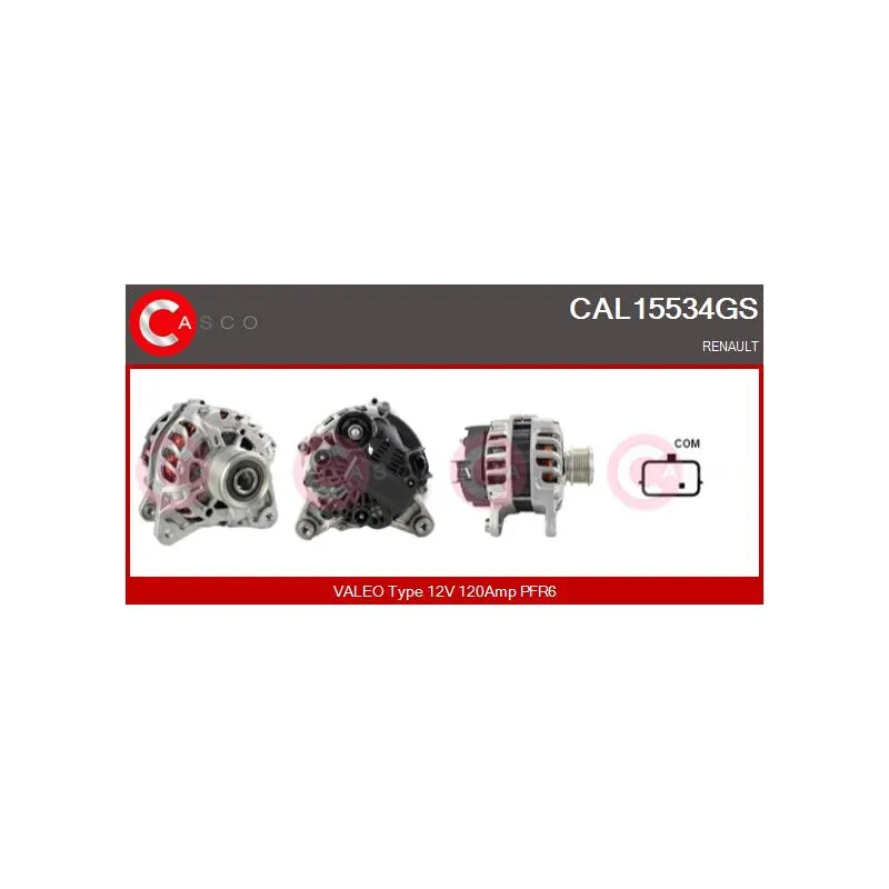 Alternateur CASCO CAL15534GS