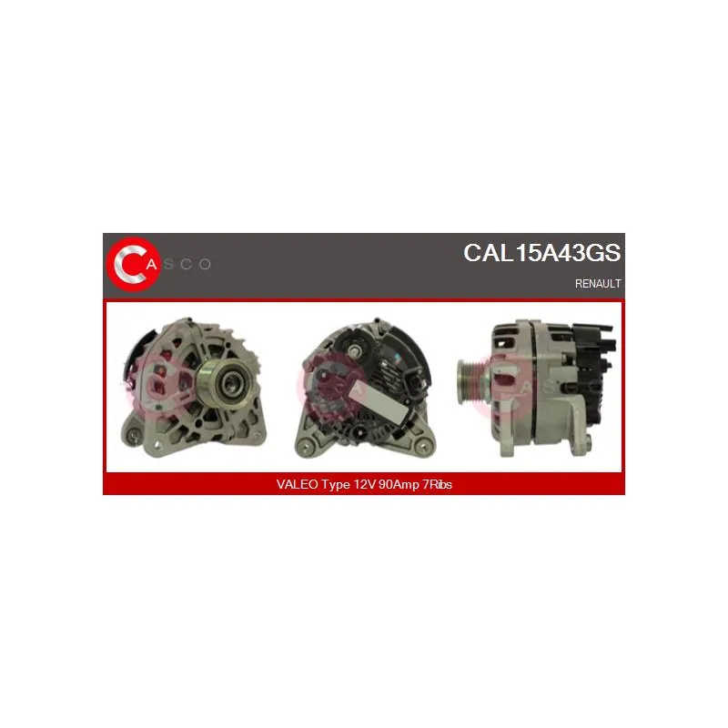 Alternateur CASCO CAL15A43GS