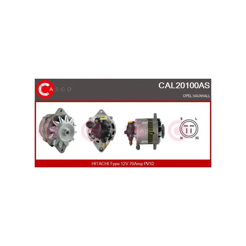 Alternateur CASCO CAL20100AS