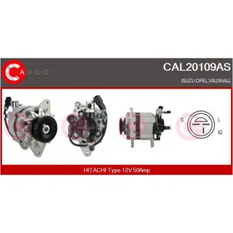 Alternateur CASCO CAL20109AS