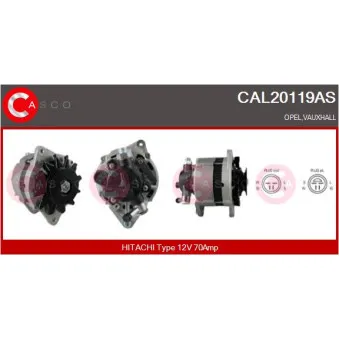Alternateur CASCO CAL20119AS
