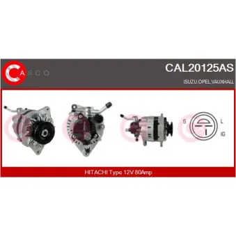 Alternateur CASCO CAL20125AS
