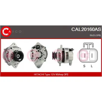 Alternateur CASCO CAL20160AS