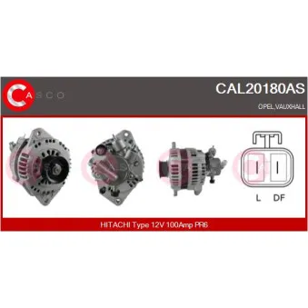 Alternateur CASCO CAL20180AS