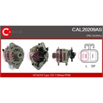 Alternateur CASCO CAL20209AS