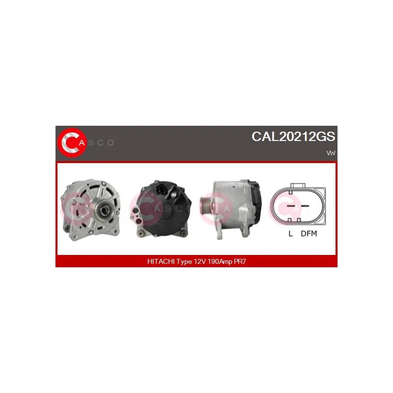 Alternateur CASCO CAL20212GS
