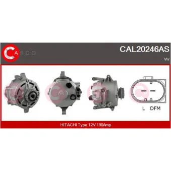 Alternateur CASCO CAL20246AS