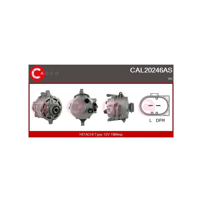 Alternateur CASCO CAL20246AS