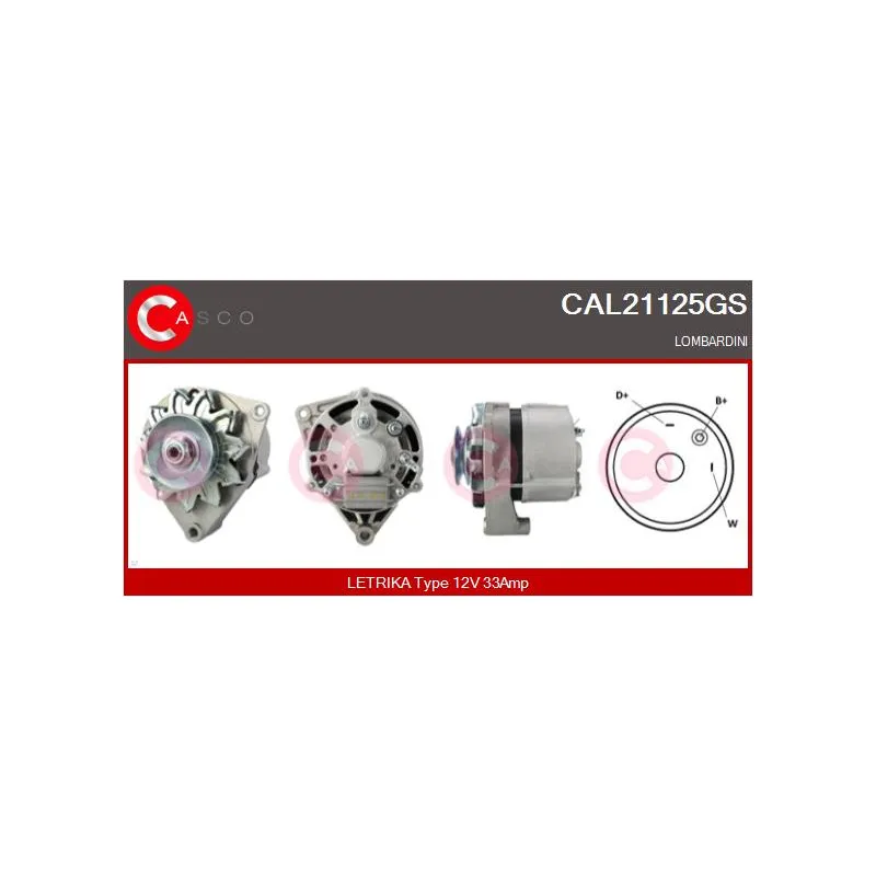 Alternateur CASCO CAL21125GS