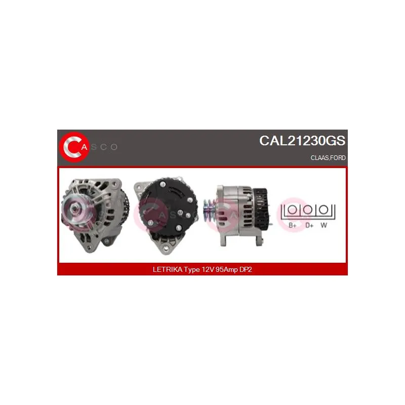 Alternateur CASCO CAL21230GS