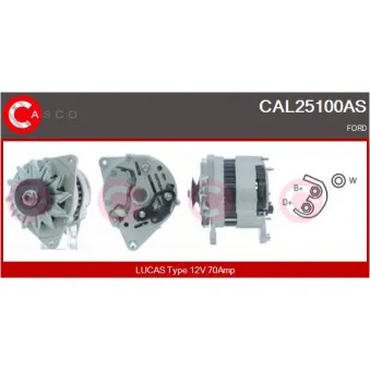 Alternateur CASCO CAL25100AS