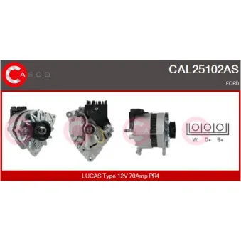 Alternateur CASCO CAL25102AS