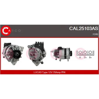 Alternateur CASCO CAL25103AS