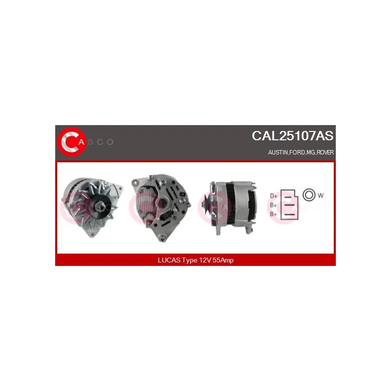 Alternateur CASCO CAL25107AS