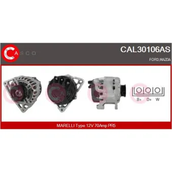 Alternateur CASCO CAL30106AS