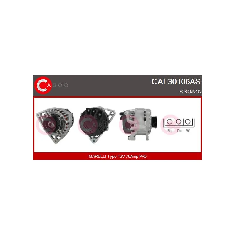 Alternateur CASCO CAL30106AS