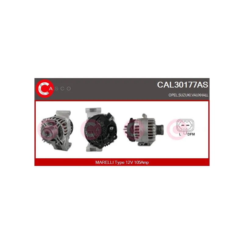 Alternateur CASCO CAL30177AS