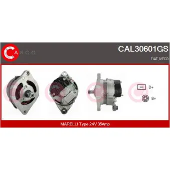 Alternateur CASCO CAL30601GS
