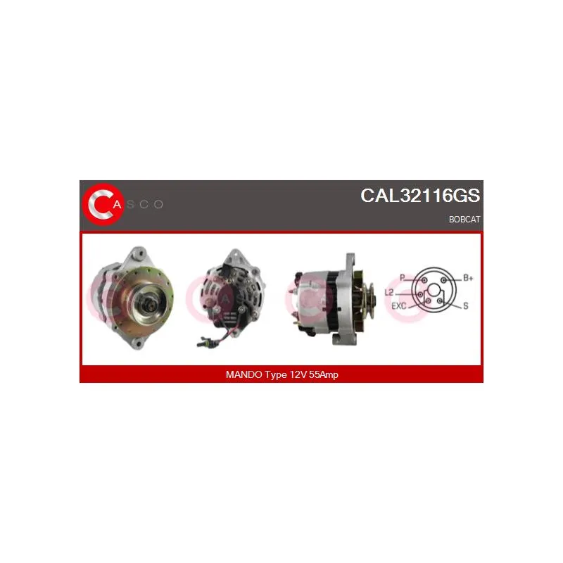 Alternateur CASCO CAL32116GS