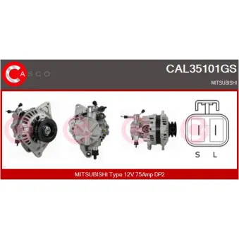 Alternateur CASCO CAL35101GS