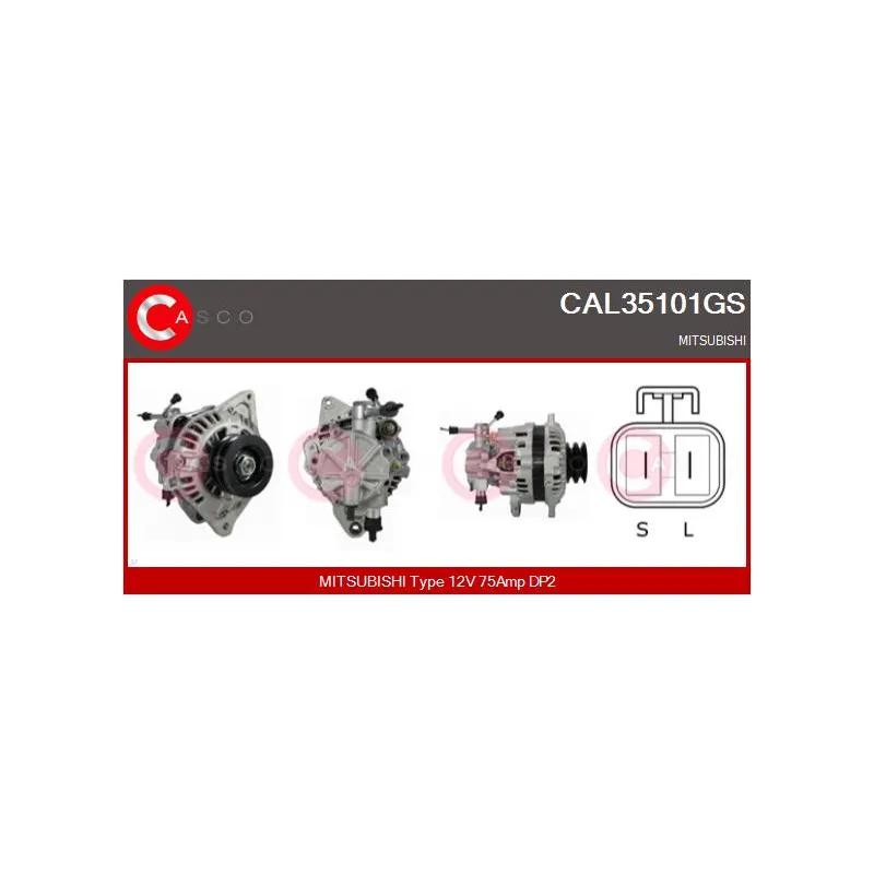 Alternateur CASCO CAL35101GS