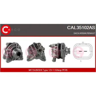 Alternateur CASCO CAL35102AS