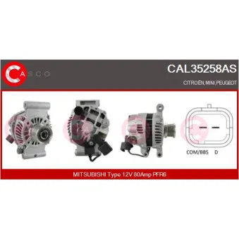 Alternateur CASCO CAL35258AS