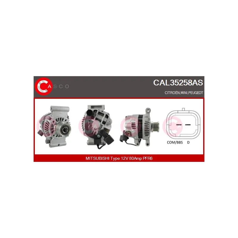 Alternateur CASCO CAL35258AS