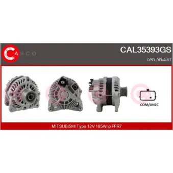 Alternateur CASCO CAL35393GS