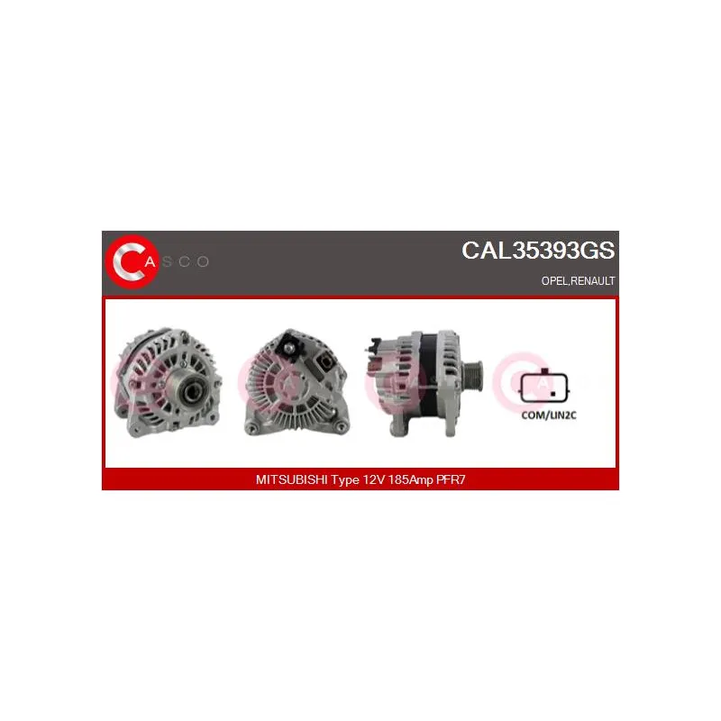 Alternateur CASCO CAL35393GS