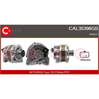 Alternateur CASCO CAL35396GS
