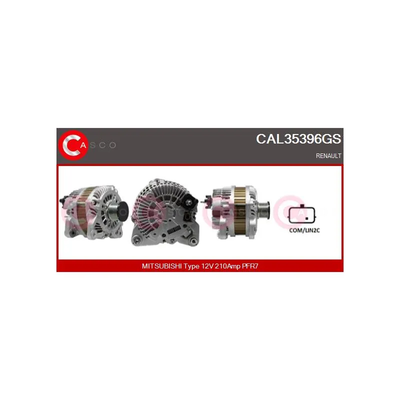 Alternateur CASCO CAL35396GS