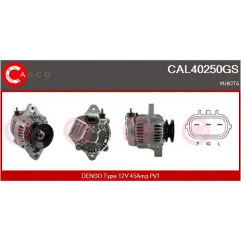 Alternateur CASCO CAL40250GS
