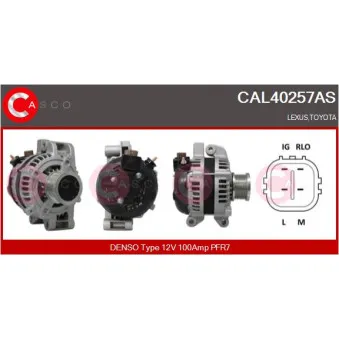 Alternateur CASCO CAL40257AS