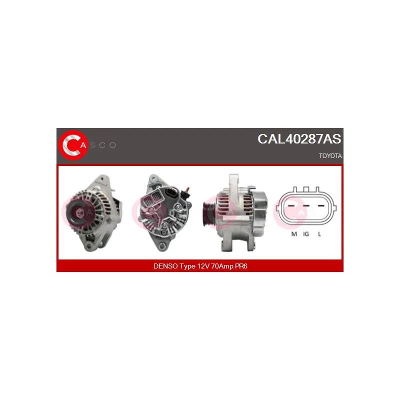 Alternateur CASCO CAL40287AS