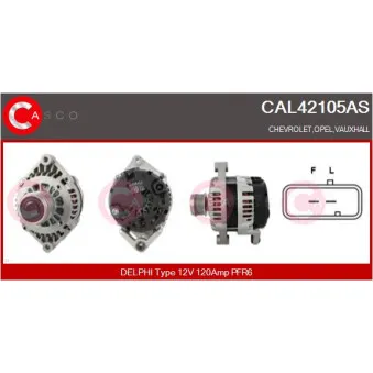 Alternateur CASCO CAL42105AS