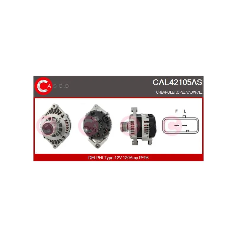 Alternateur CASCO CAL42105AS