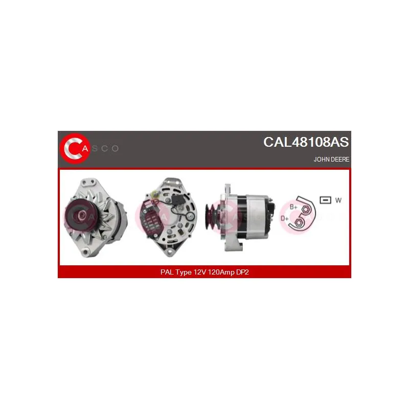 Alternateur CASCO CAL48108AS