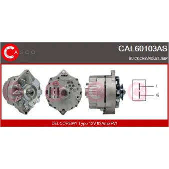 Alternateur CASCO CAL60103AS
