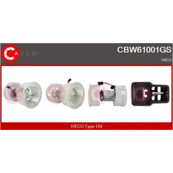Pulseur d'air habitacle CASCO