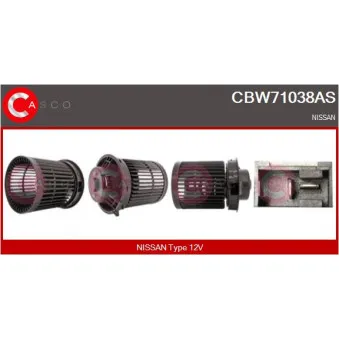 Pulseur d'air habitacle CASCO CBW71038AS