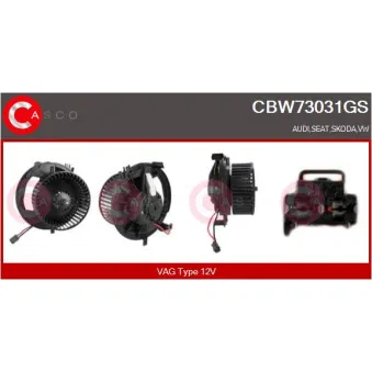 Pulseur d'air habitacle CASCO