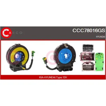 Ressort tournant, Airbag CASCO CCC78016GS
