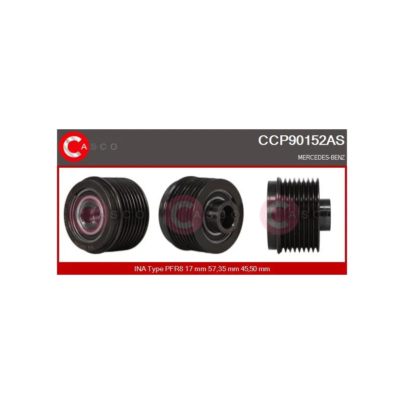 Poulie, alternateur CASCO CCP90152AS