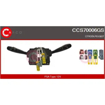 Commutateur de colonne de direction CASCO CCS70006GS