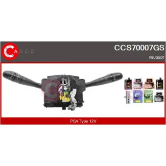Commutateur de colonne de direction CASCO CCS70007GS