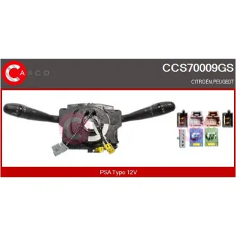 Commutateur de colonne de direction CASCO CCS70009GS