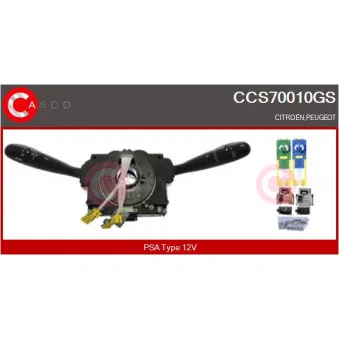 Commutateur de colonne de direction CASCO CCS70010GS